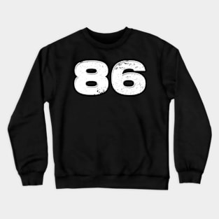 86 Vintage Cracked Crewneck Sweatshirt